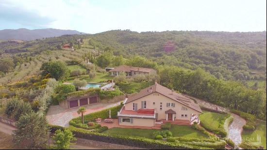 Villa Ninfeo with pool and landscaped garden, Arezzo - Tuscany