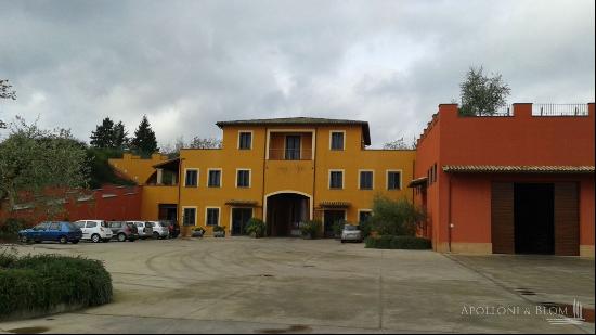 L'Etrusco winery with modern cellar in Orvieto, Terni - Umbria