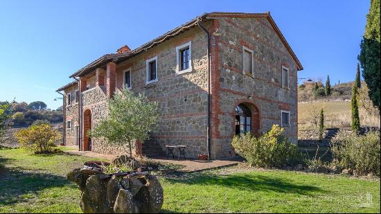 Country House La Via dei Cipressi with land, Pienza, Siena - Tuscany