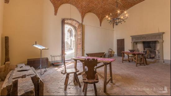 The Feudal Residence with medieval tower, Perugia - Umbria