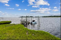 100' of Direct Water Front with Private Dock.