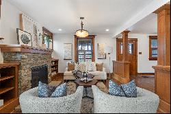 Stunning brick and stone craftsman home with wonderful details