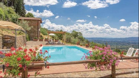 La Guardiaccia Country house with pool and spa, Loro Ciuffenna-Tuscany