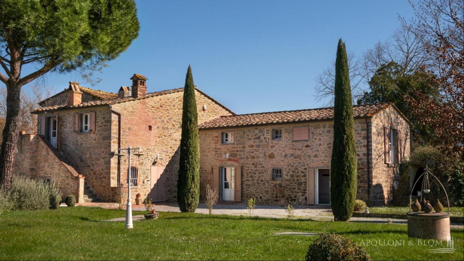 Villa Bianca with garden and pool, Cortona, Arezzo - Toscana