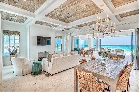 Palatial Gulf-Front Concrete Home With Uninterrupted Coastal Views