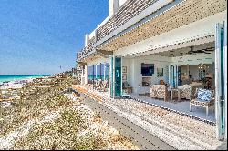 Palatial Gulf-Front Concrete Home With Uninterrupted Coastal Views