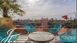 Unique luxury duplex apartment facing Majorelle Garden