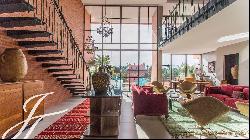 Unique luxury duplex apartment facing Majorelle Garden