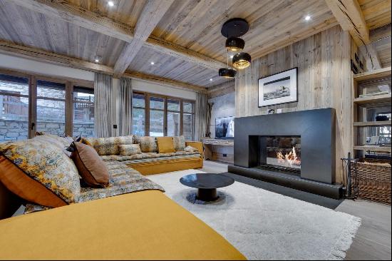 A contemporary four bedroom apartment for sale in Val d'Isere.