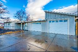 Remodeled single level home with oversized garage, located on a corner lot!