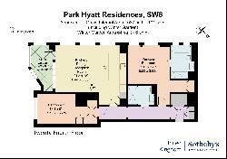 Luxury two-bedroom apartment in Park Hyatt development