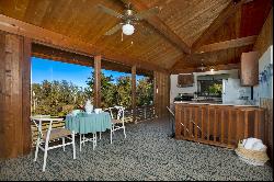 2BR/2BA home perched on 2+ private acres with ocean views