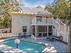 Home On Estate-Sized Lot With Pool In Old Seagrove Beach