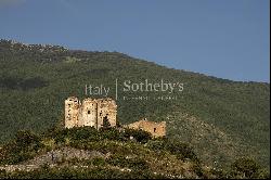 Norman fortress on the sea of Calabria