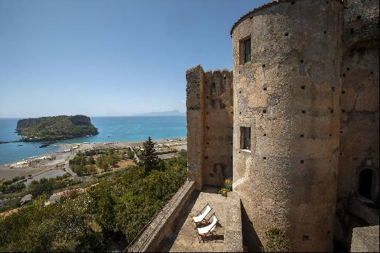 Norman fortress on the sea of Calabria