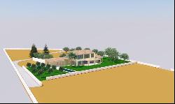 Two plots with project for a house with pool for sale in Santany, Santanyi 07650