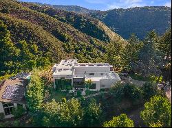 Private Contemporary Estate with Expansive City Light & Mountain Views!