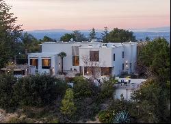 Private Contemporary Estate with Expansive City Light & Mountain Views!