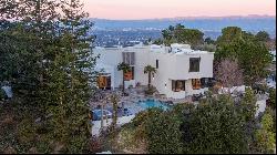 Private Contemporary Estate with Expansive City Light & Mountain Views!