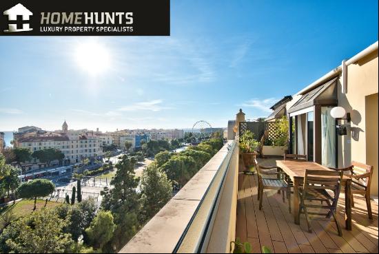 NICE COULEE VERTE - 1 BEDROOM APARTMENT OF 55 SQM FOR SALE - TOP FLOOR - LUXURY RESIDENCE 