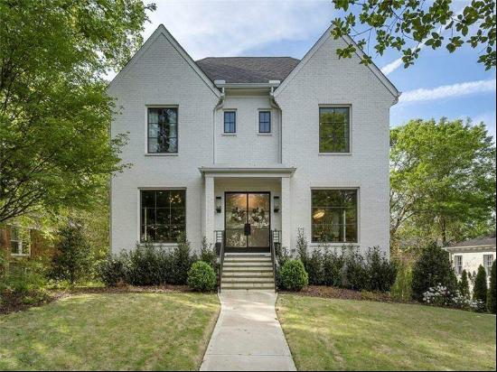 remarkable all-brick custom residence