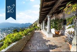 Prestigious estate with a big terraced garden for sale in Liguria