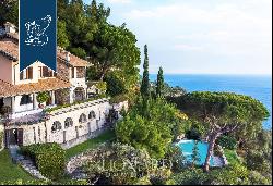 Prestigious estate with a big terraced garden for sale in Liguria