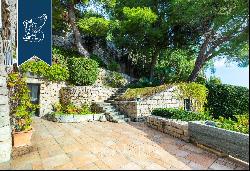 Prestigious estate with a big terraced garden for sale in Liguria