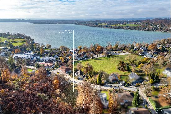 Five minutes' walk to Lake Wörth: two plots with planning permission for one residential 