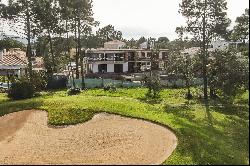 Contemporary Villa, Under Construction, with Frontal View to the Golf Course in Quinta do