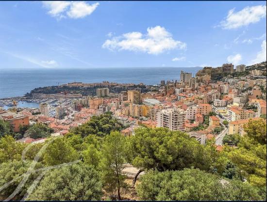 AT THE GATES OF MONACO - SEA VIEW - PLOT OF LAND OF 4460 sqm WITH BUILDING PERMIT -