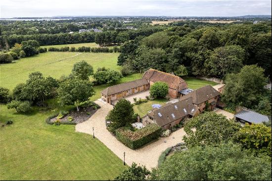 A countryside residence with equestrian facilities.