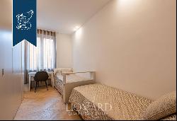 Prestigious designer apartment with a balcony and car park opposite Piazza Erculea, near P