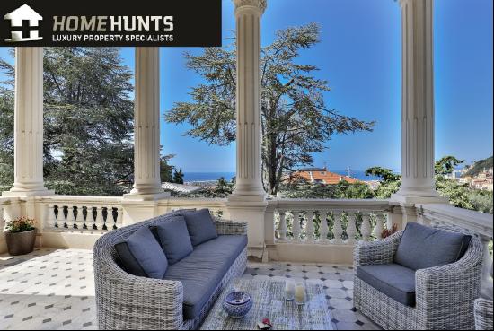 NICE BAS MONT BORON - 292M&#178; VILLA APARTMENT FOR SALE - SUMPTUOUS BELLE &#201;POQUE BU