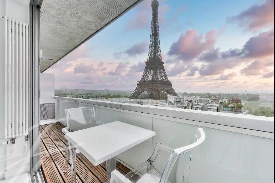 UNIQUE VIEW OF THE EIFFEL TOWER AND ALL HISTORIC MONUMENTS