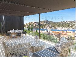 Modern new built villa directly in Port Andratx with view to the harbor