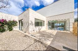 Large modern newly built villa in Sol de Mallorca with sea views and large garden