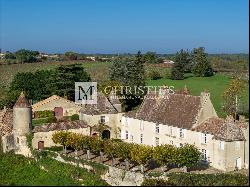 Near Saint-Emilion - Exceptional vineyard estate comprising a historic Chateau surrounded