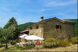 SUSTAINABLE COUNTRY HOUSE WITH BIO-LAKE FOR SALE IN UMBRIA, CITTÀ DI CASTELLO