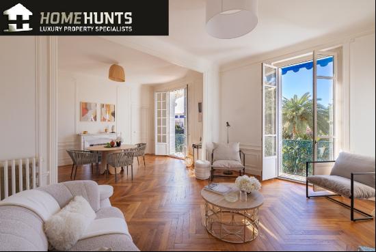 BEAULIEU SUR MER - DOWNTOWN - 3-BEDROOM APARTMENT OF 147 SQM FOR SALE - BELLE EPOQUE BUILD