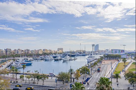 Spectacular apartment with views of Port Vell