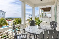 Gulf-View Beach Home With Balconies Close To Pool And Beach