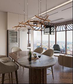 Penthouse-level apartment with a view over Old Riga