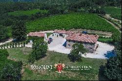 4,900-ACRE PRIVATE TUSCAN ESTATE VINEYARDS, CASTLE, HUNTING RESERVE, FARMHOUSES