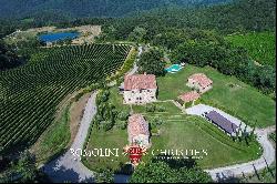 4,900-ACRE PRIVATE TUSCAN ESTATE VINEYARDS, CASTLE, HUNTING RESERVE, FARMHOUSES