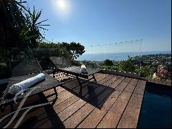 Roquebrune Cap Martin - Villa sea view - 4 bedrooms - swimming pool - garage