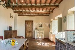 Historic stone country house with unique panorama and vineyards