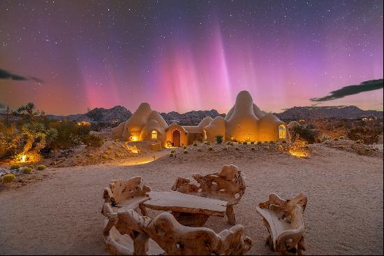 Where Earth Architecture Meets Shamanic Art! Bonita Domes  - Joshua Tree