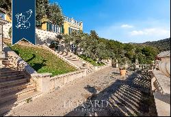 Timeless elegance not far from Rome: Italian-style garden and olive grove for sale 