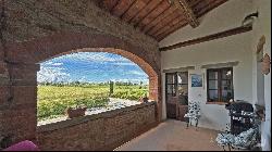 The Loggia House with garden and condo pool, Cortona – Tuscany